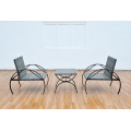 Aluminum Frame PE Rattan Furniture Dining Set