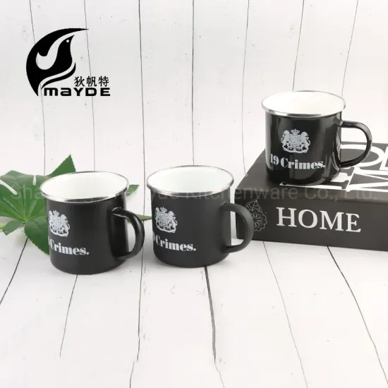 S. S. Edge Enamel Coffee Mug