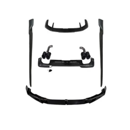Gloss Black Knight Aero Kit for BMW X3 2021 - M-Tech Style Front Bumper Bodykit