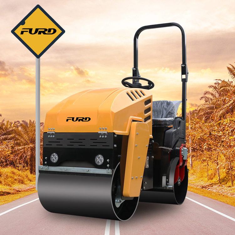 Ride-on Soil Vibration Mini Road Roller With Long Lifetime