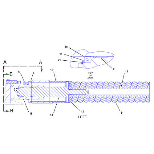 TRACKADJUSTER&RECOILGP D8R 9W-6494