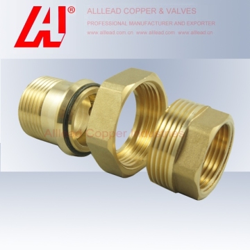 Brass Fitting Straight Joint Set