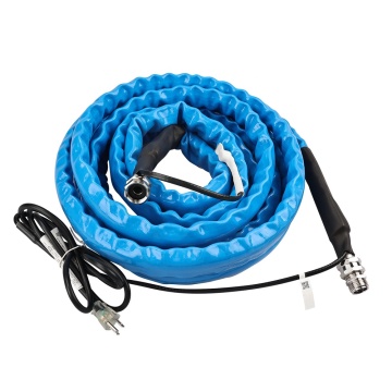 Heated Water Hose for RV 15ft 5/8\" ID with Energy Saving Thermostat