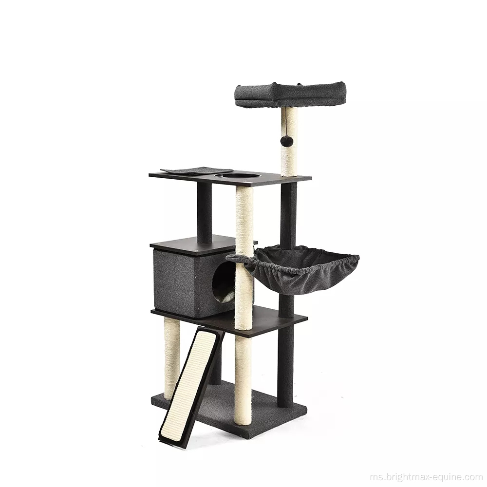 3Layer Cat Tree Sisal Castle Calar Mendaki Besar