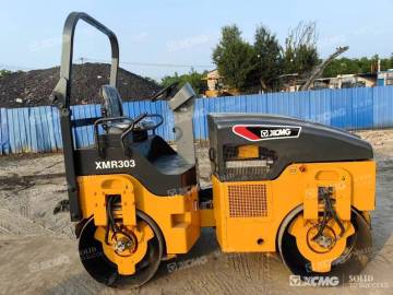 XCMG used mini road roller XMR303