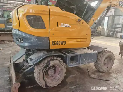 Used Wheel Excavator XE60WGH XCMG Excavator Machine