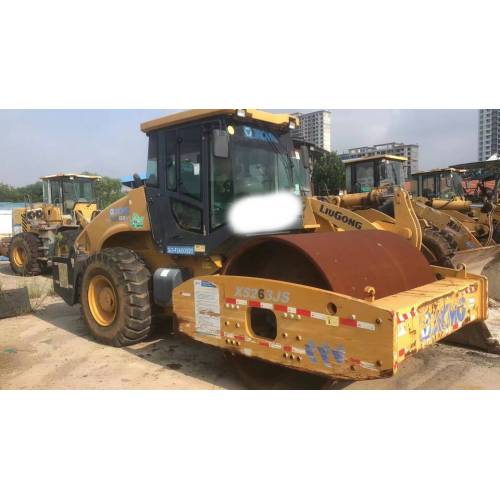 Digunakan XCMG XS223J Roller Keluli Tunggal