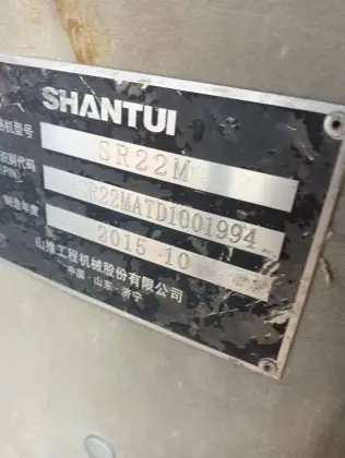 Used Shantui SR22 tire roller