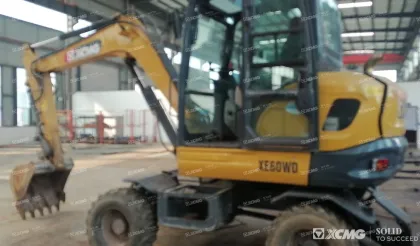 Used Wheel Excavator XE60WGH XCMG Excavator Machine