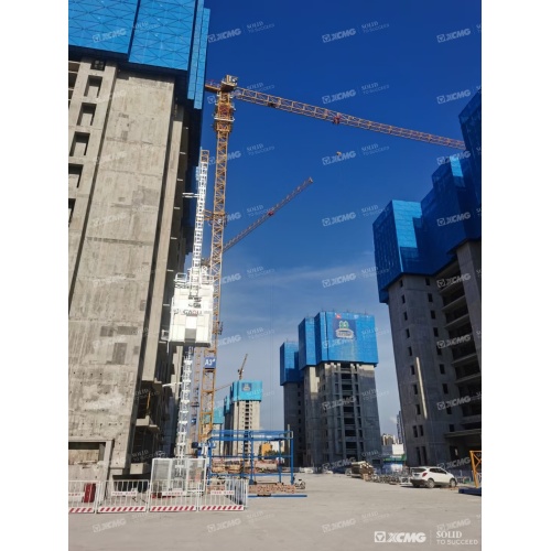 Crane da torre de segunda mão XGT6015A-8S para levantar a construção