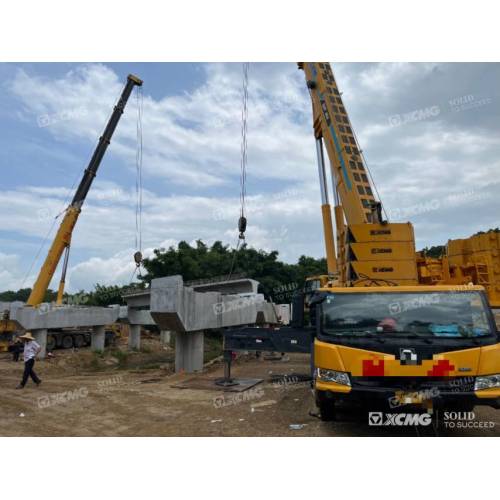 Booming teleskopik booming all medan crane xcmg qay400