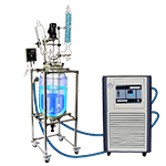 Lab Jacketed glass reactor