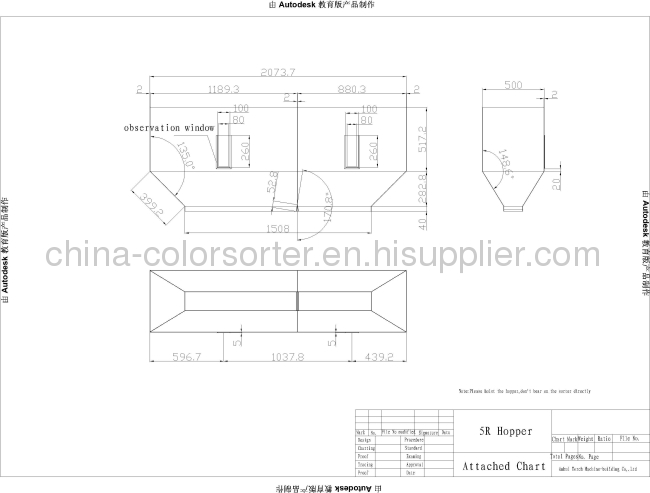 Corn High Speed CCD color sorter