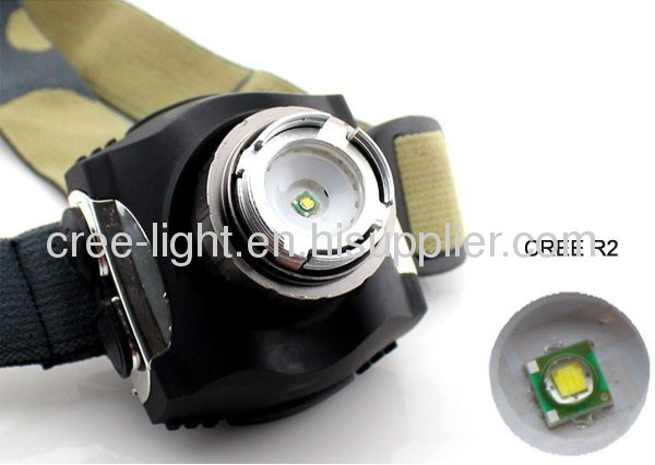 250lumen 5W CREE R2 Dimming Zoomable High Power Headlamp ACK-4021