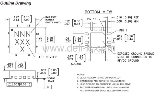 Supply Original Hittite Microwave Chip