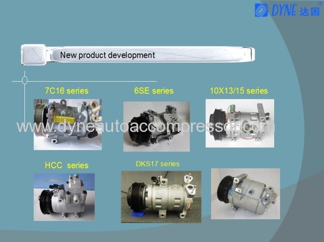 hefei dyne auto air conditioner universal air conditioner compressor name SANDEN 7H15 PV8