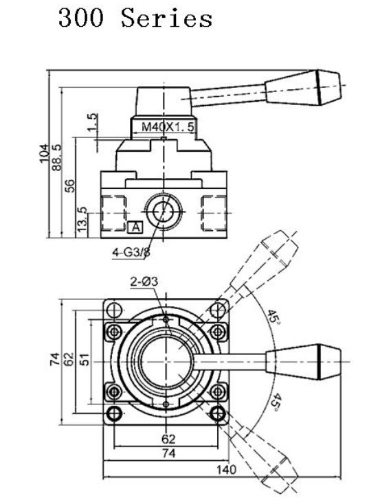 4HV Hand switching Valve