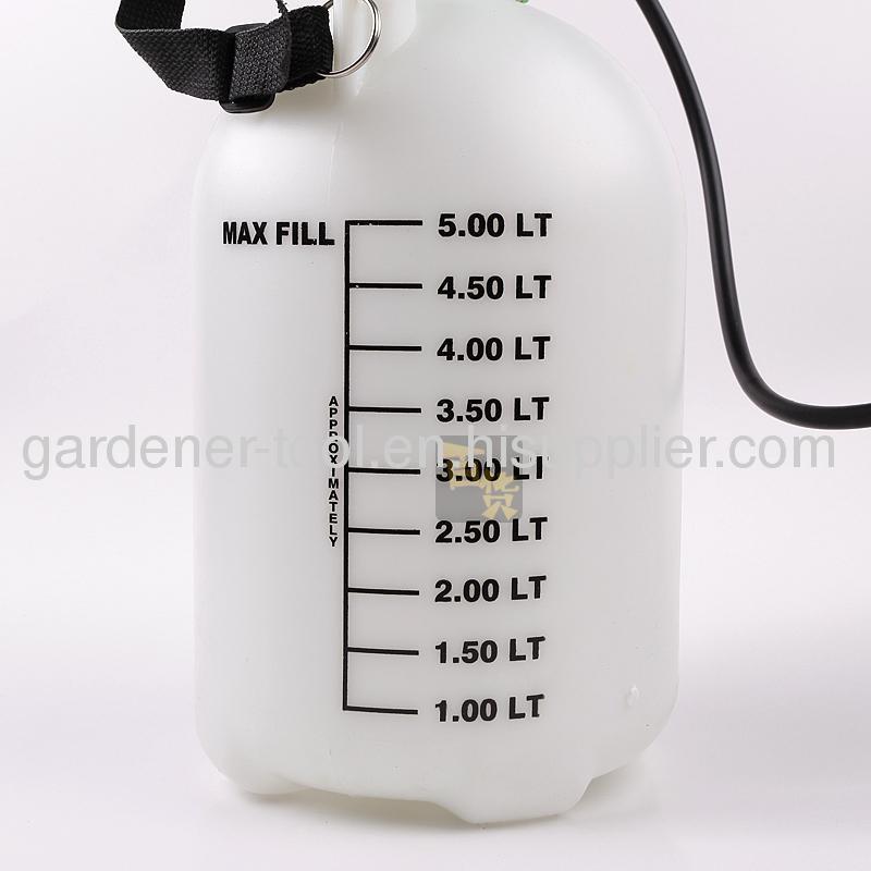 5.0L Single-Shoulder Air Pressure SprayerWith Funnel For Farm and Garden