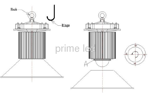 200W LED High Bay Lights