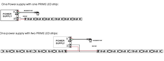 Warm White LED Flex Strips, 2700-3500K