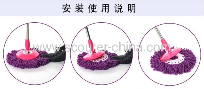 Automatic Tornado Rotation Mop with 90%-100% Dehydration rate