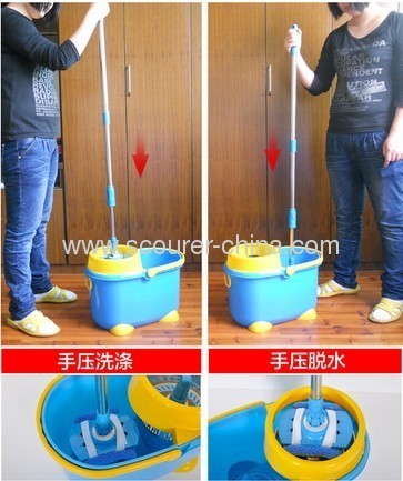 Tornado Flat Mop spin bucket with Corrosion resistance Level 10