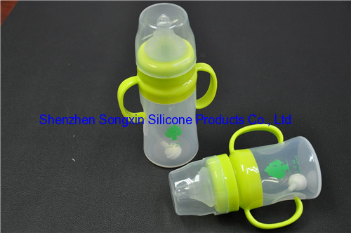 100% food grade non-toxic silicone baby bottle 