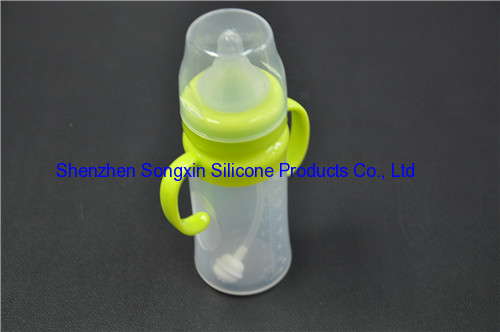 100% food grade non-toxic silicone baby bottle 