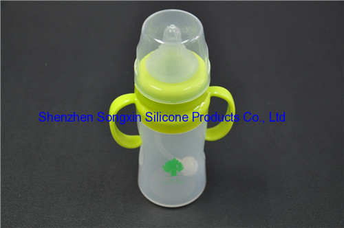 100% food grade non-toxic silicone baby bottle 