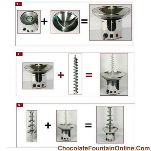 5 tiers Commercial Chocolate Fountain