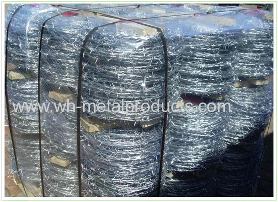 Hot dip galvanized reverse twist barbed wire Heavy galvanized barbed wire