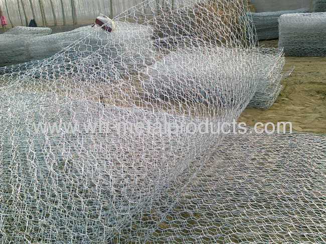 hexagonal hole opening gabions box