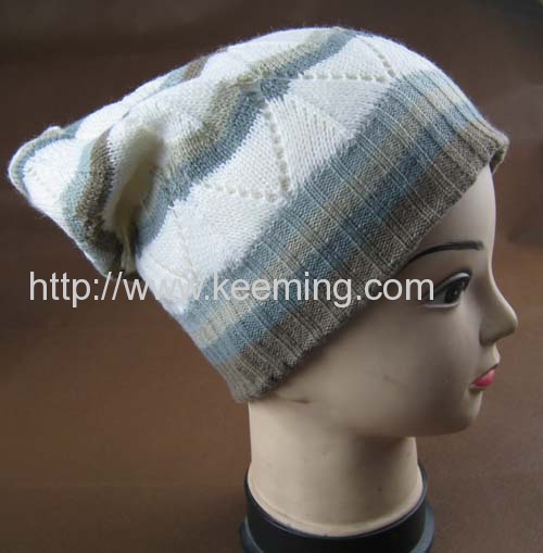 Ladies fashion double layer beanie