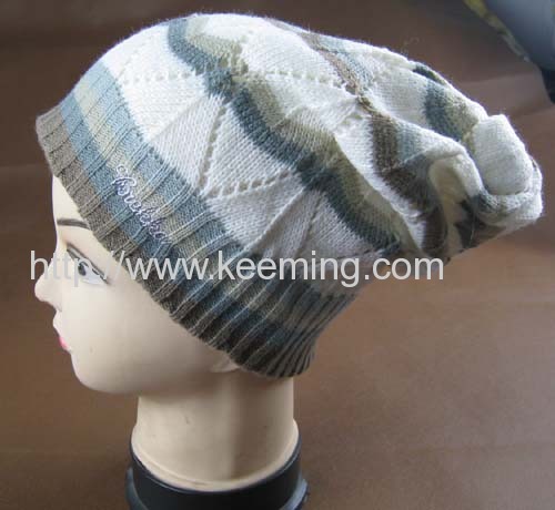 Ladies fashion double layer beanie