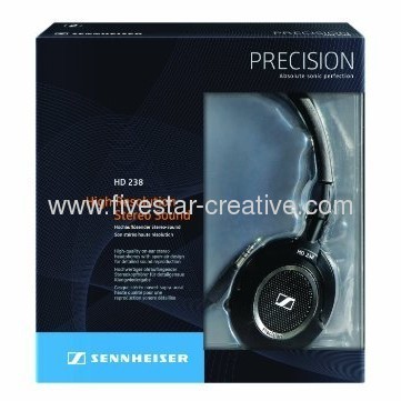 Sennheiser HD238 On-Ear Stereo Headphones with Open-Air Design for High Resolution Stereo Sound