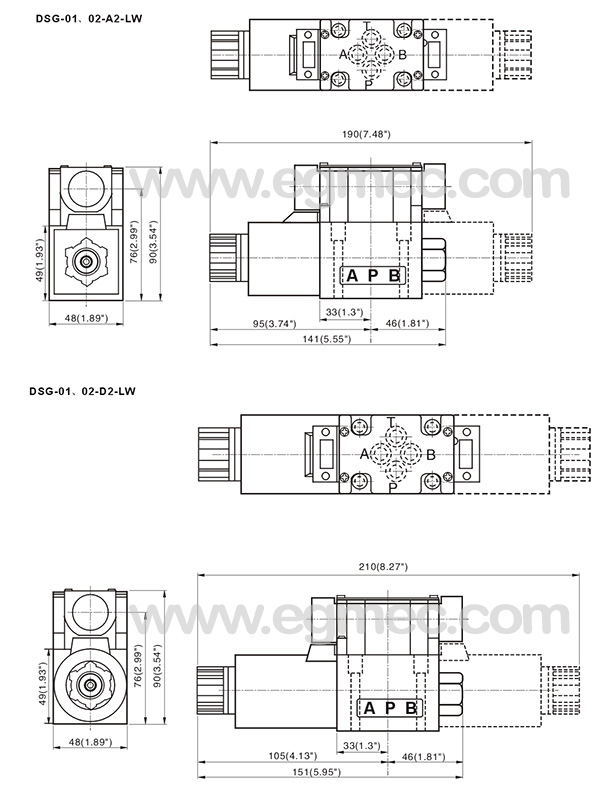 Yuken Hydraulic Directional Valve with Solenoid Operated