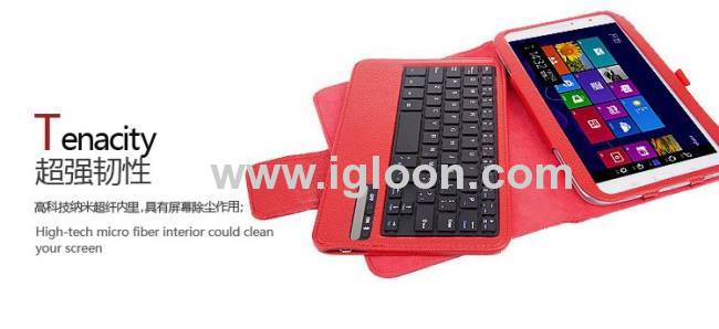 bluetooth keyboard case for galaxy note 8.0 N5100