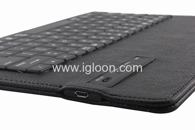 leather case bluetooth keyboard for samsung galaxy note 10.1