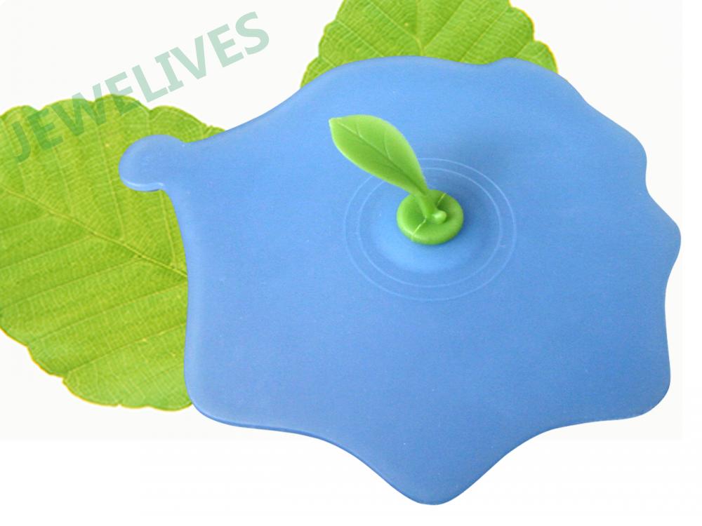 FDA Silicone cup cover in Bule