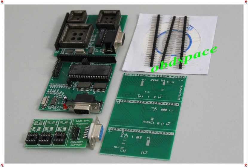 Free shipping uusp upa usb serial programmer with full adapters V1.2