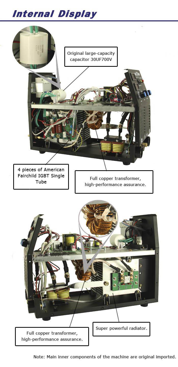 MIG/ARC welding construction inside