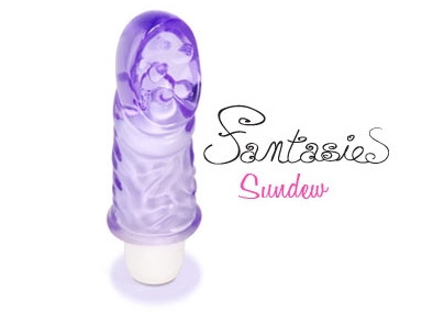 Pocket Size Sundew Shape Adult Sex Vibrator , Soft Touch
