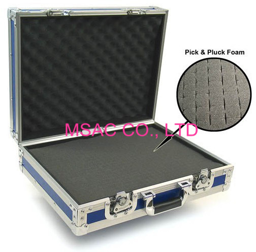 Aluminum Pick And Pluck Foam Tool Case With Foam Insert and 480*W330*175mm