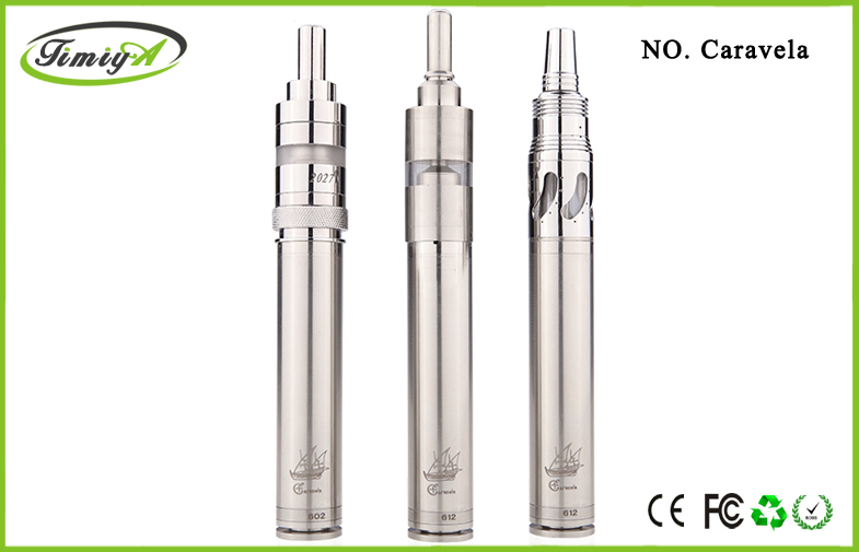 gold Caravela Clone Mechanical Mods E Cig Smokless 900mah With protank / vivi nova Atomizer