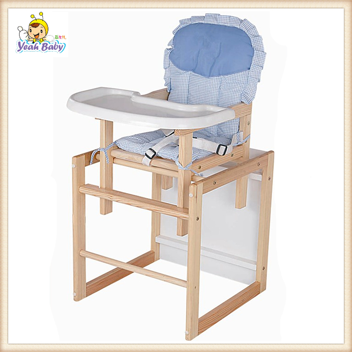 Multi Function Popular Baby Dining Chair With Seat Cushion