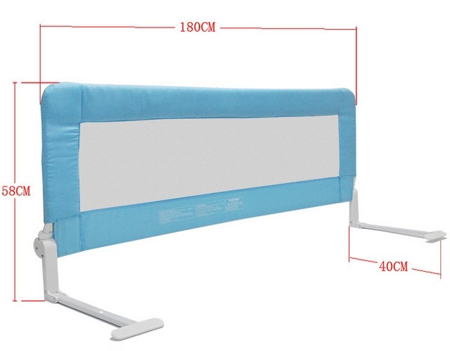 Safety Folding Child Bed Rails Bed Guard Rail For Toddlers , 180*58cm