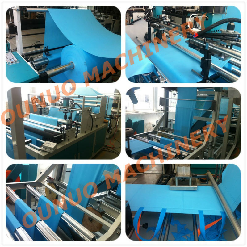 ONL-XA700 CE standard full automatic non woven bag making machine for box type bag