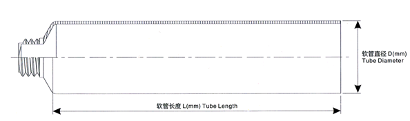 Plastic cosmetic lipstick Tubes with PP oriented flip top cap