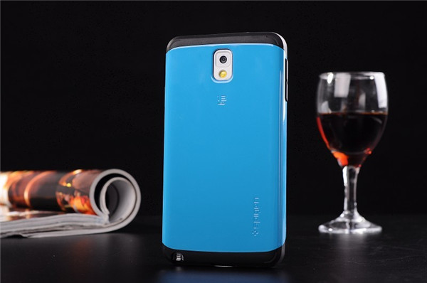 Blue SPIGEN SGP Slim Armor Case TPU For Samsung Galaxy Note 3 III