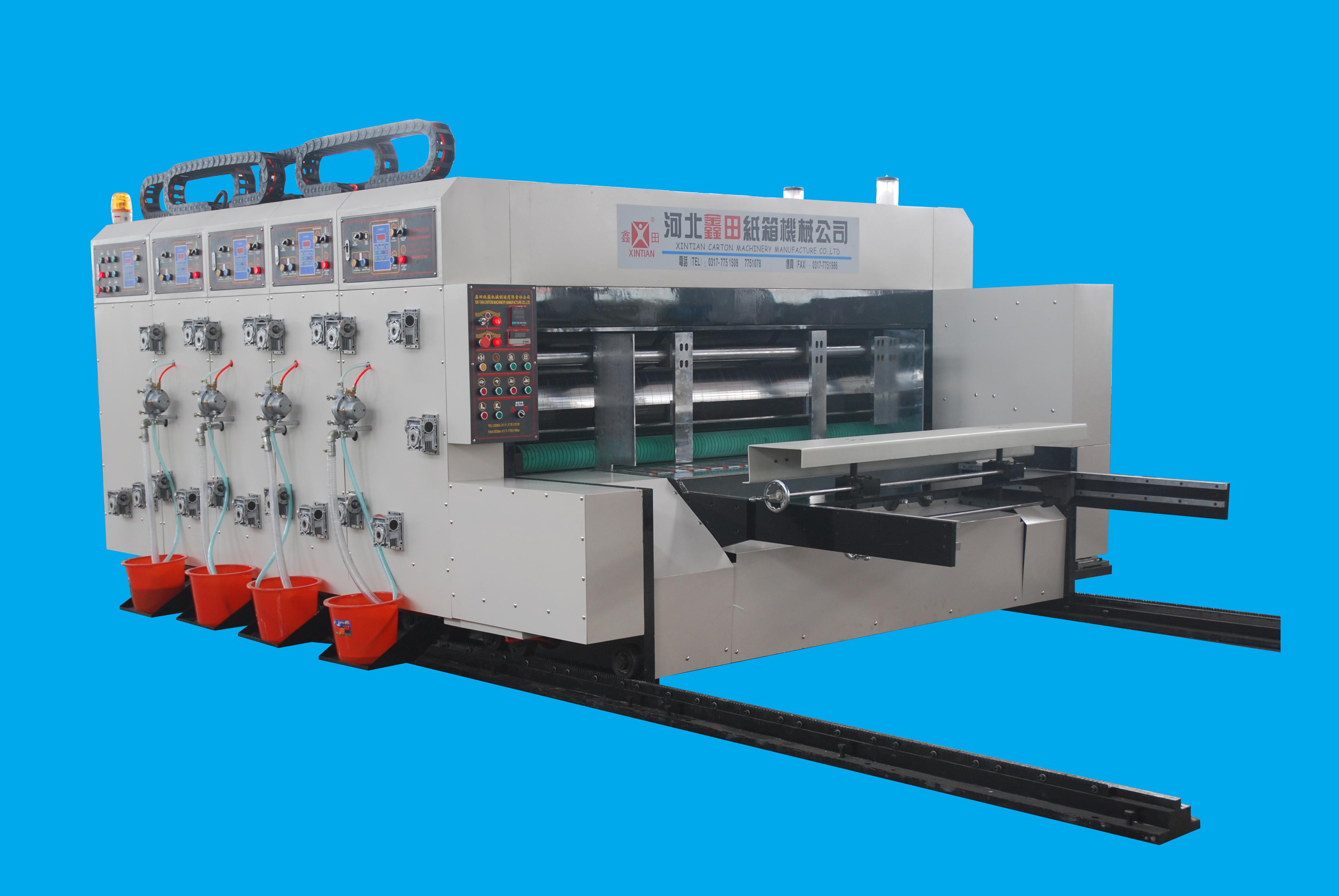 Slotting Die-Cutting Automated Carton Box Printing Machine